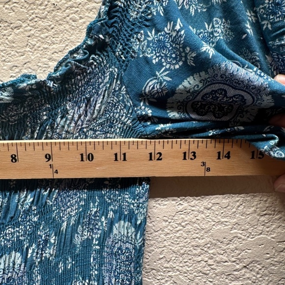 Jaase Maxi dress Women's Size M Floral Feminine Flowy Tiered Romantic Gypsy Boho - Picture 9 of 14